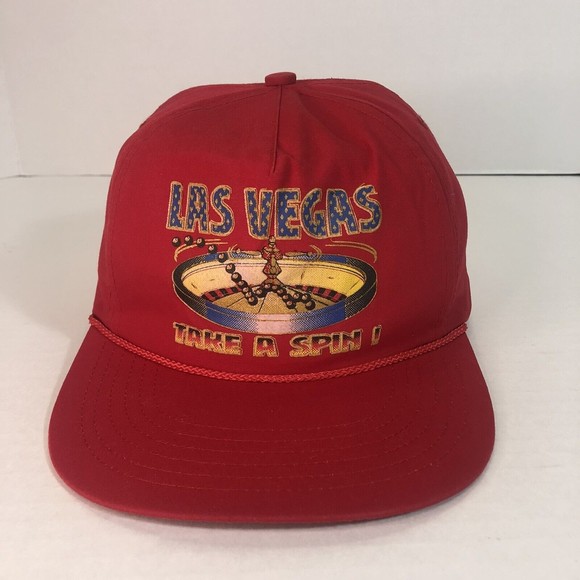 Vintage Las Vegas Snapback Hat, Red, Anvil, Take A Spin - Picture 2 of 9